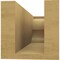 Ekena Millwork 4in. W x 4in. H x 12in. L Asheboro Woodgrain TimberThane Rafter Tail, Primed Tan RFTUR04X04X12ASHRCPR - alternate 3